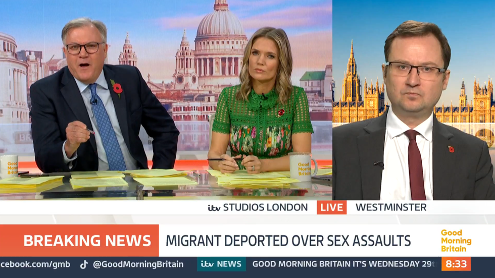 ITV GMB: Alex Norris was put on the spot by Ed Balls