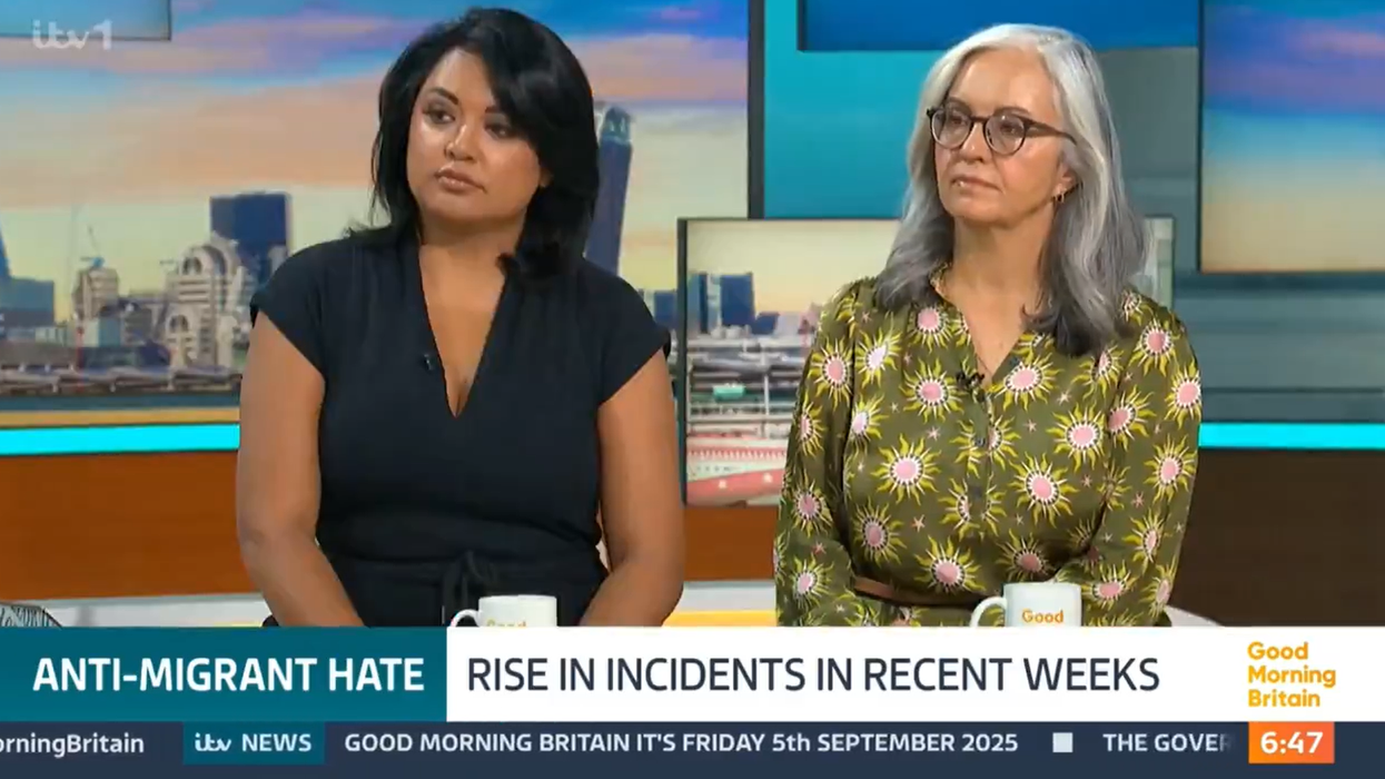 ITV GMB: Caroline Flint and Salma Shah