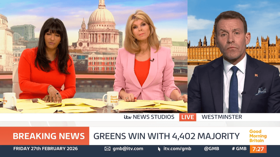 ITV GMB: Dr David Bull with Kate Garraway and Ranvir Singh