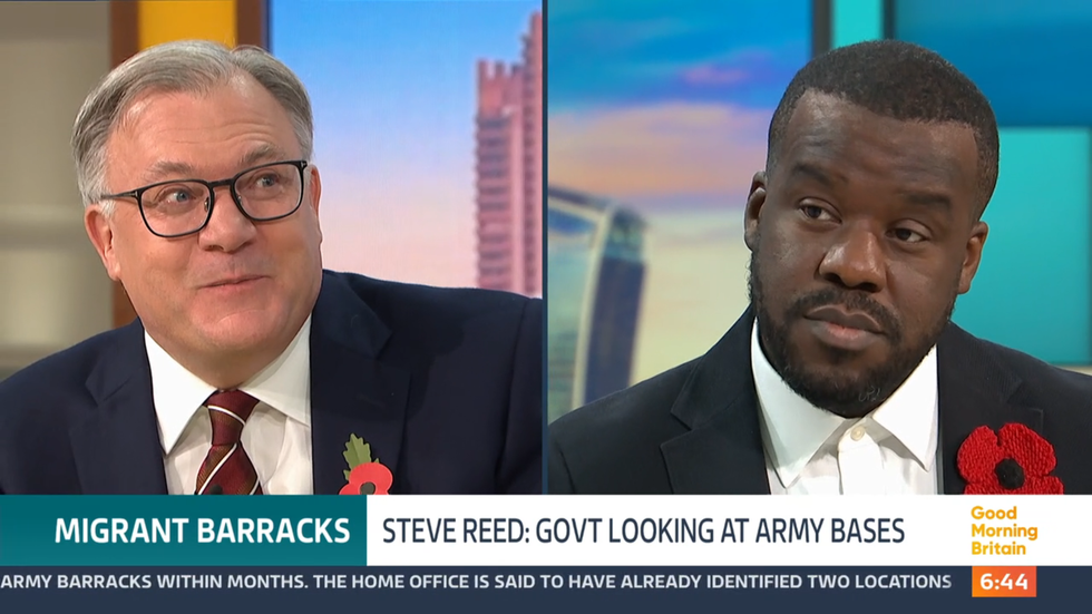 ITV GMB: Ed Balls also clashed with Nels Abbey