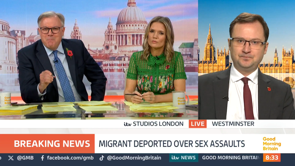 ITV GMB: Ed Balls and Charlotte Hawkins quizzed Alex Norris