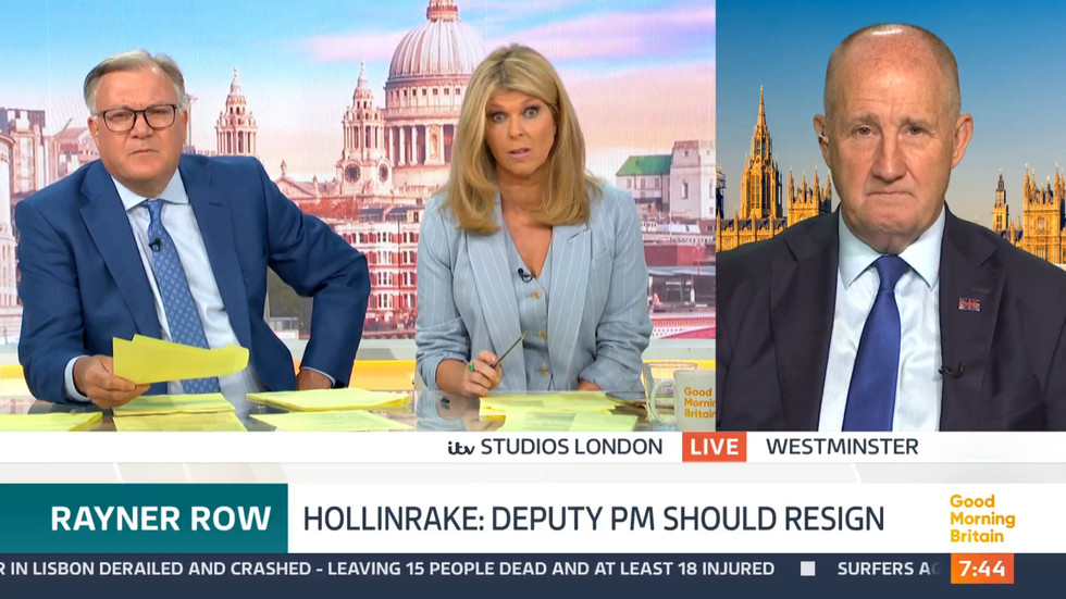 ITV GMB: Ed Balls and Kate Garraway spoke to Kevin Hollinrake