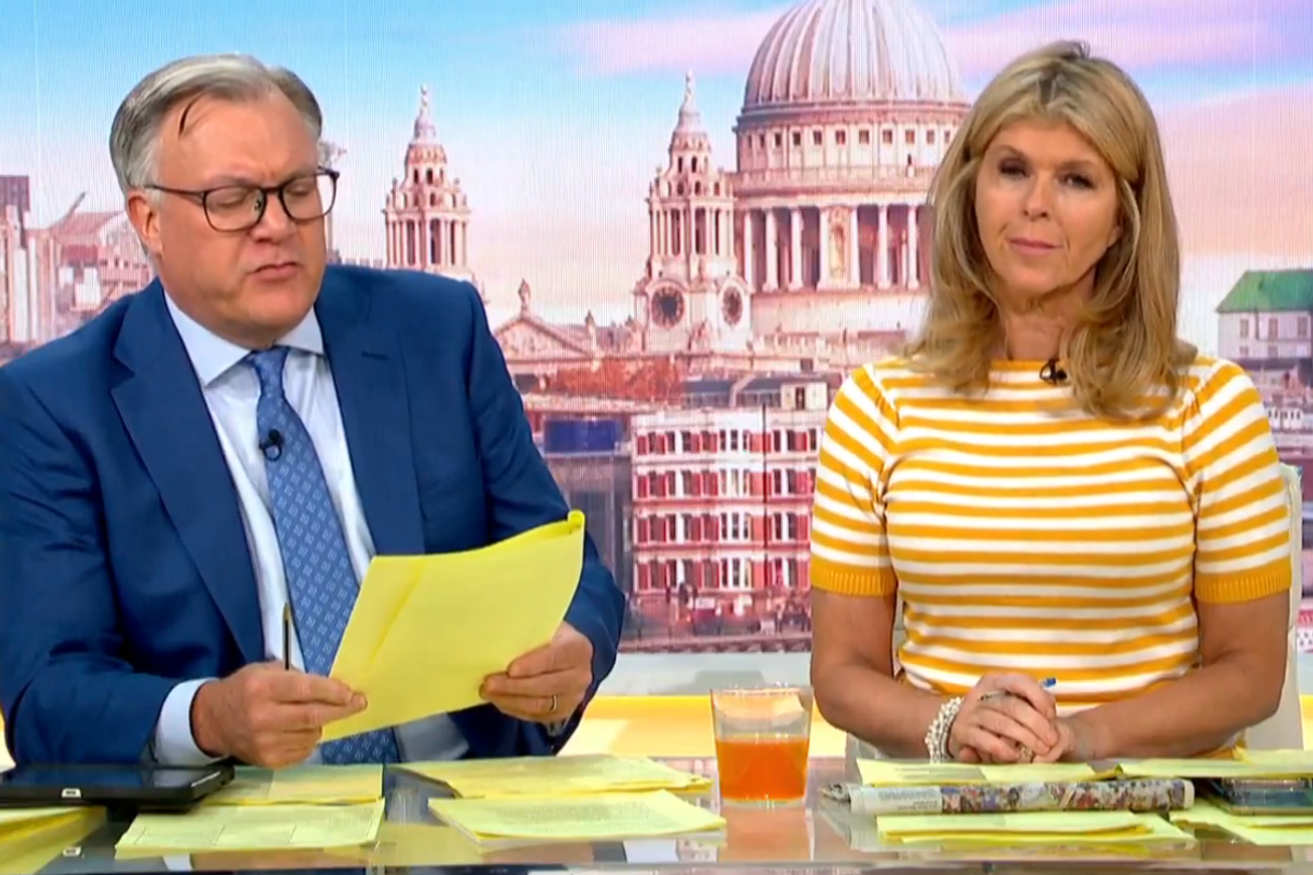 ITV GMB: Ed Balls did appear on Tuesday's show with Kate Garraway