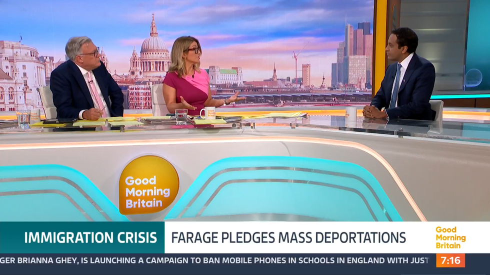 ITV GMB: Ed Balls, Susanna Reid and Zia Yusuf