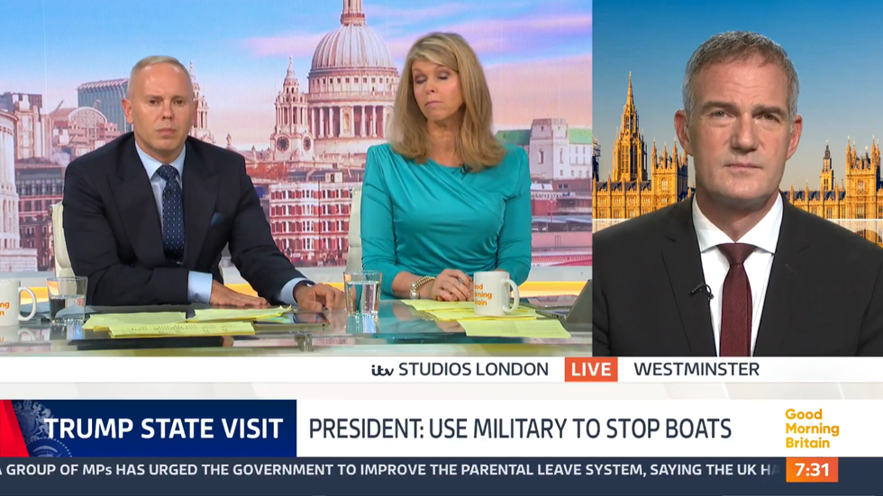 ITV GMB: Kate Garraway and Rob Rinder spoke to Peter Kyle