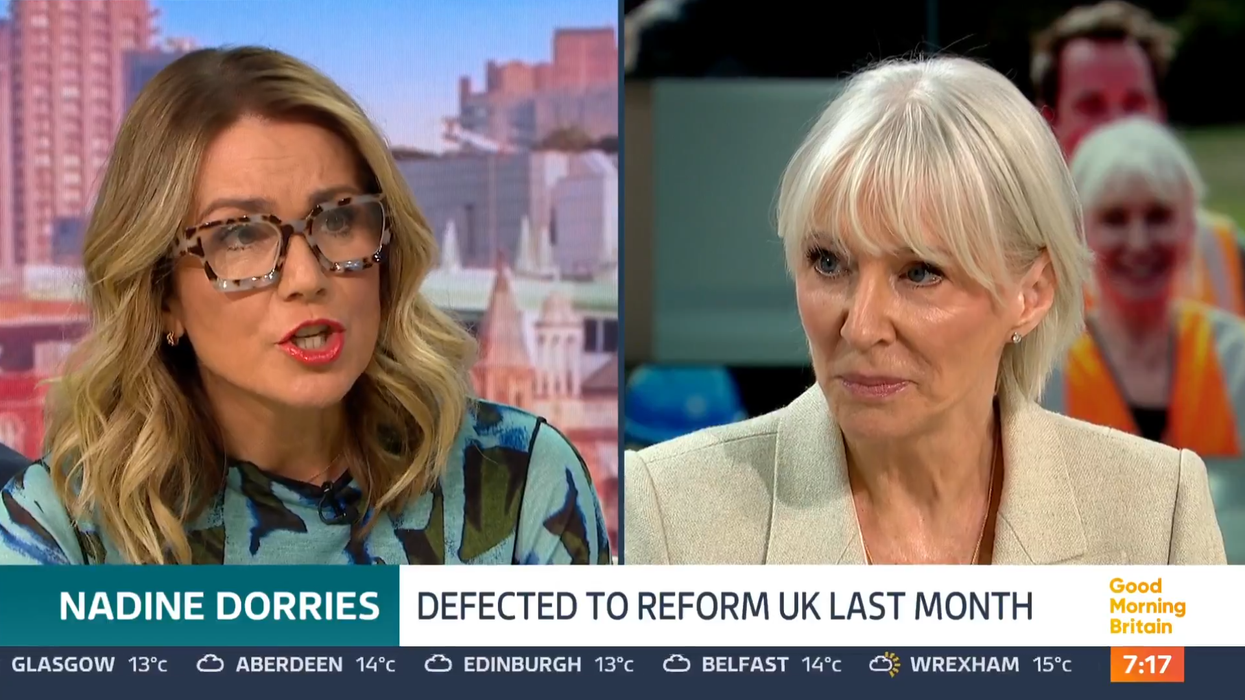 ITV GMB: Nadine Dorries and Susanna Reid