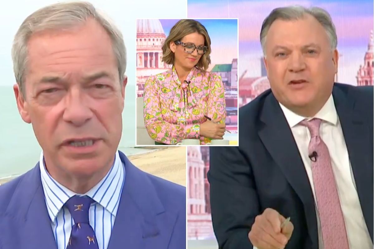 ITV GMB: Nigel Farage faced questions from Ed Balls and Susanna Reid