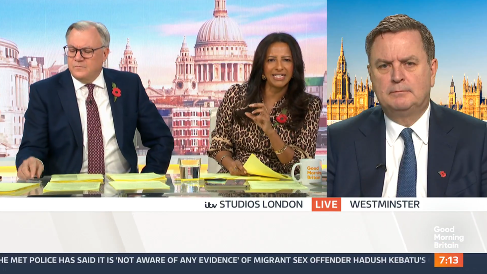 ITV GMB: Ranvir Singh also grilled Mel Stride