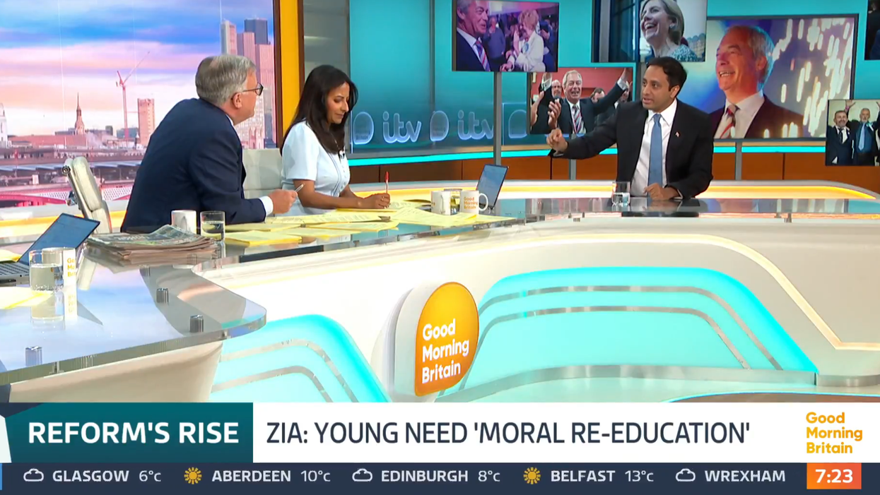 ITV GMB: Reform UK chairman Zia Yusuf