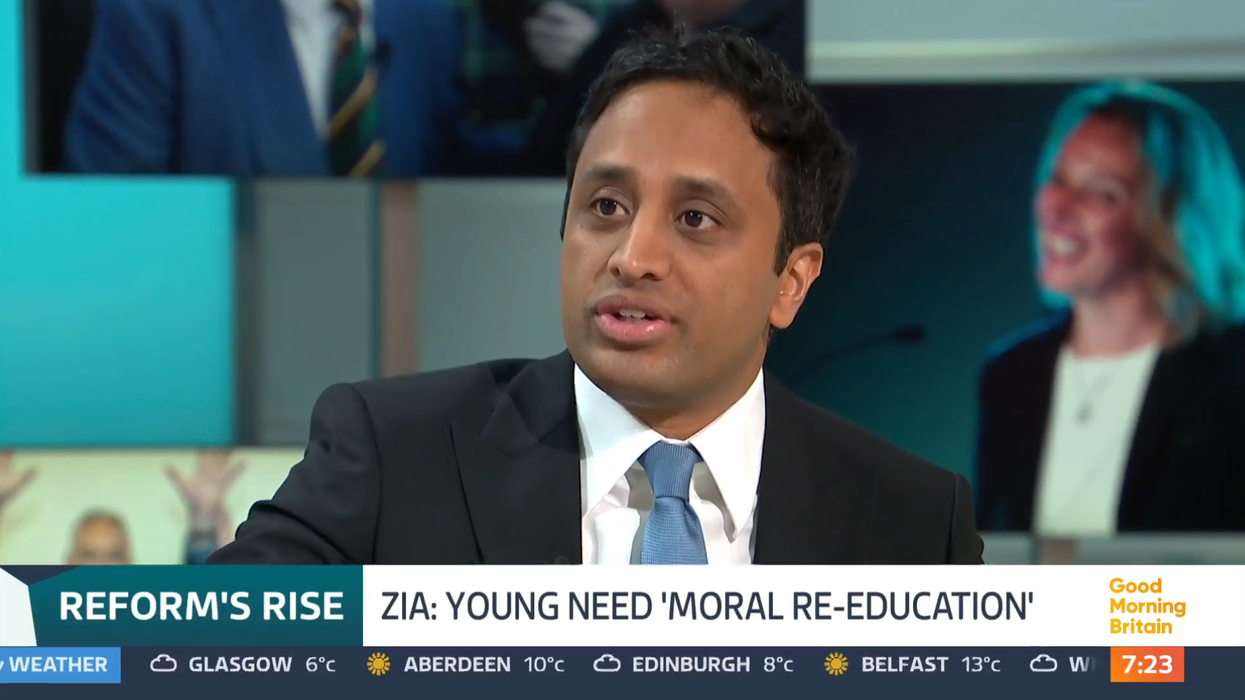 ITV GMB: Reform UK chairman Zia Yusuf