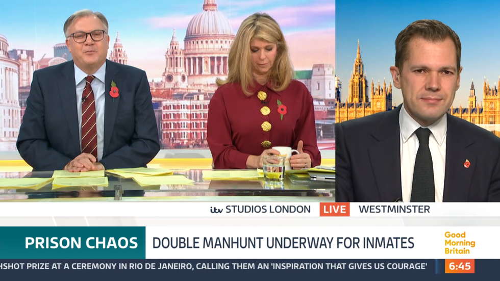 ITV GMB: Robert Jenrick with Kate Garraway and Ed Balls