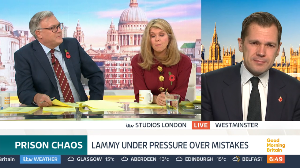 ITV GMB: Robert Jenrick with Kate Garraway and Ed Balls