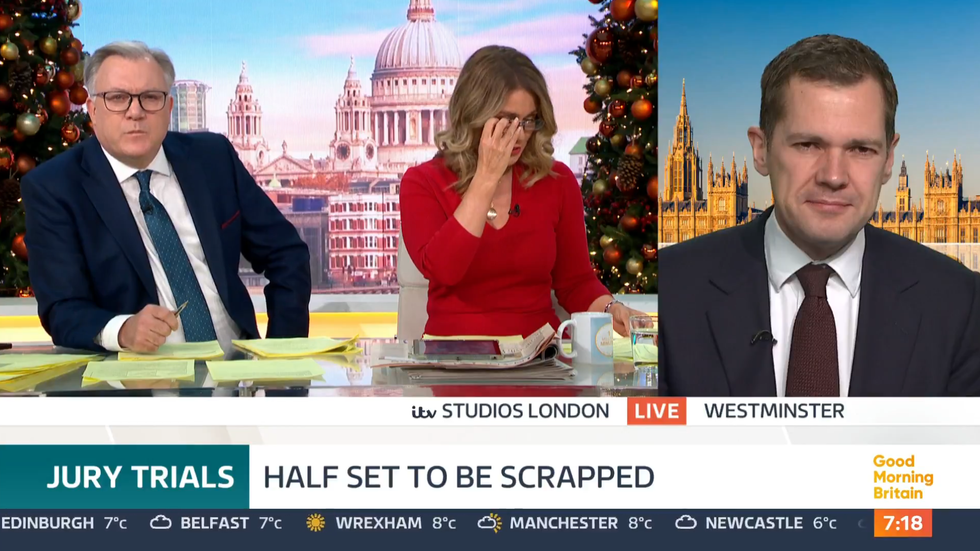 ITV GMB: Susanna Reid with Ed Balls and Robert Jenrick