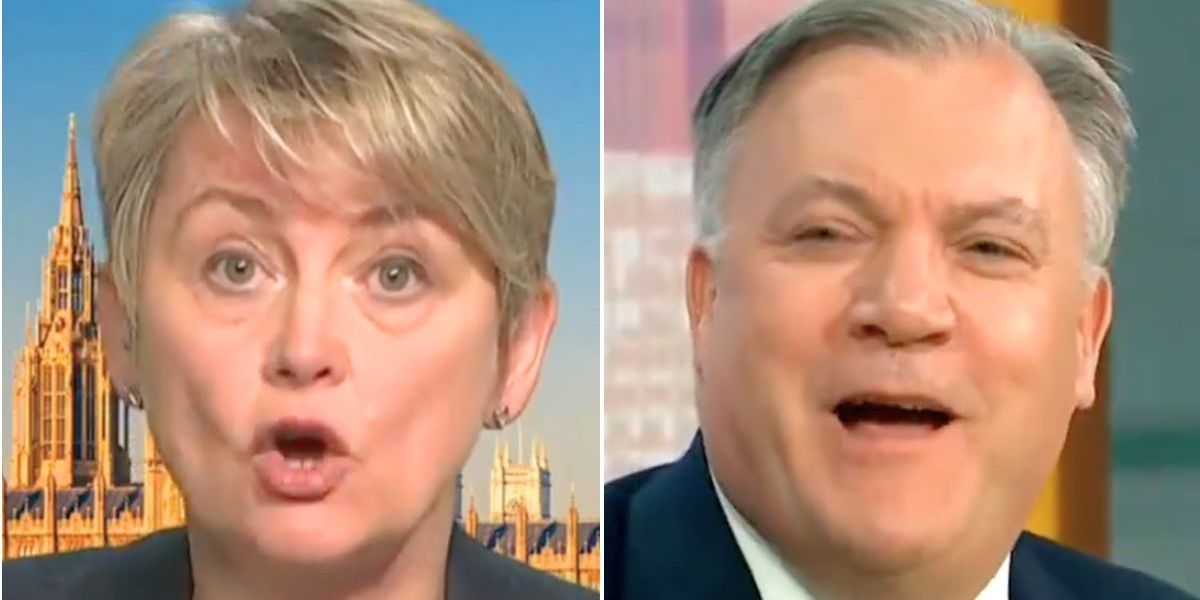 NextImg:ITV GMB bias row explodes as Ed Balls interviews his WIFE Yvette Cooper in 'farcical' riots debate