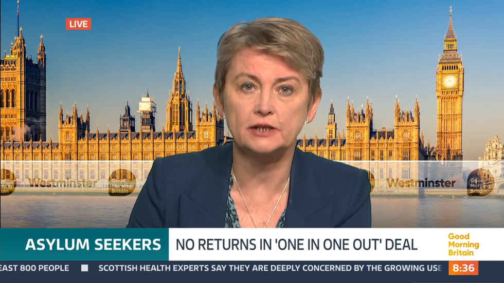 ITV GMB: Yvette Cooper