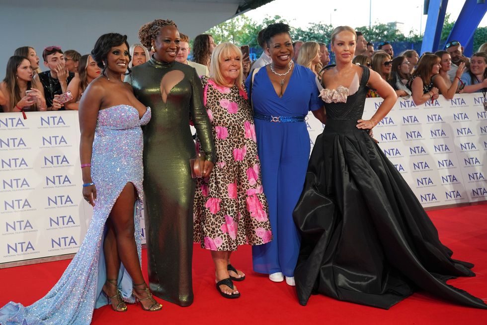 ITV Loose Women panel on the NTA red carpet