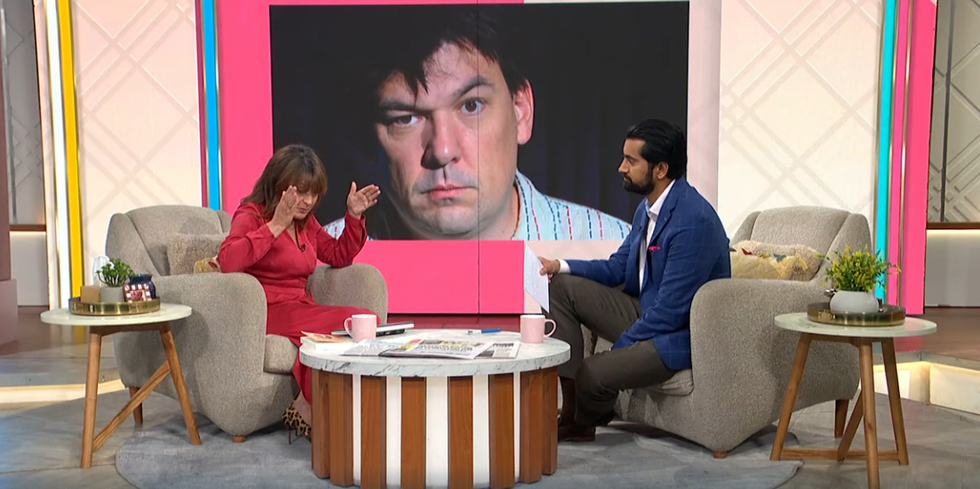 ITV Lorraine: Rishi Davda and Lorraine Kelly