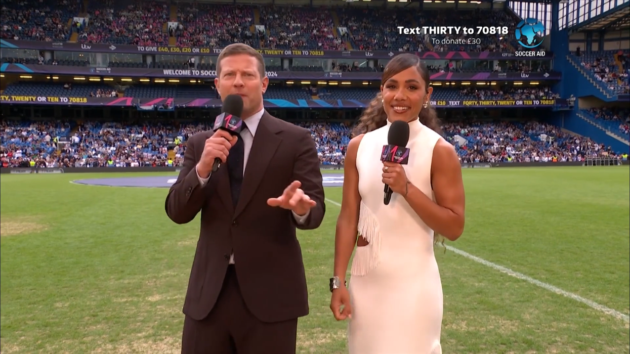 ITV Soccer Aid: Alex Scott and Dermot O'Leary