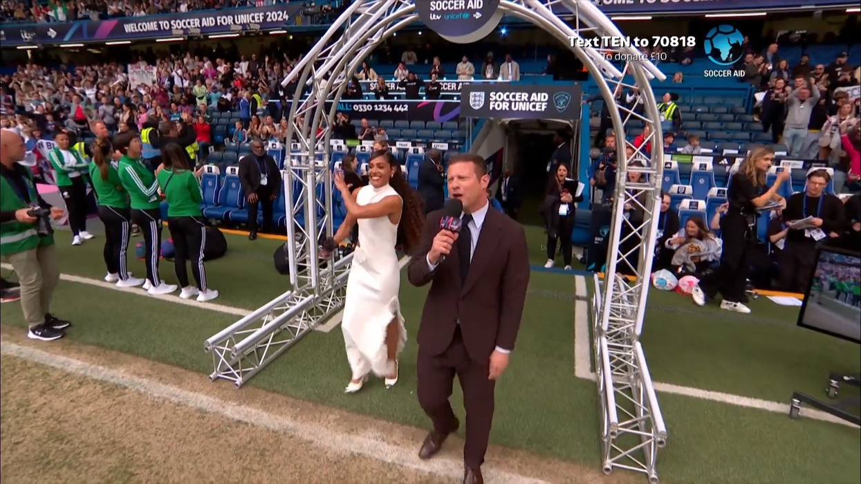 ITV Soccer Aid: Alex Scott and Dermot O'Leary