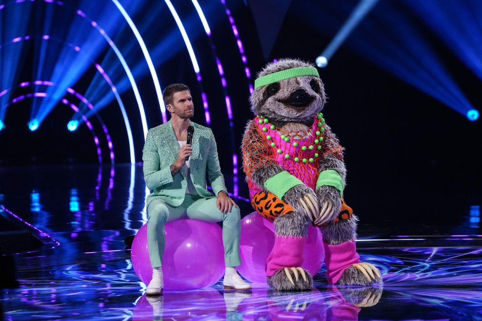 ITV The Masked Singer: Joel Dommett with Sloth