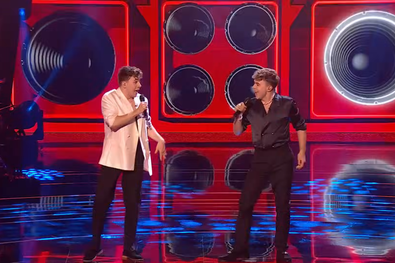ITV The Voice: Billy and Louie