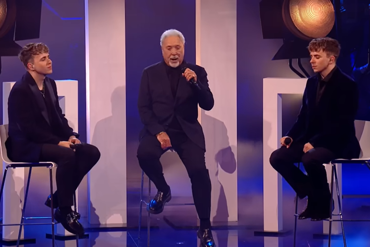 ITV The Voice: Sir Tom Jones performed with Billy and Louie