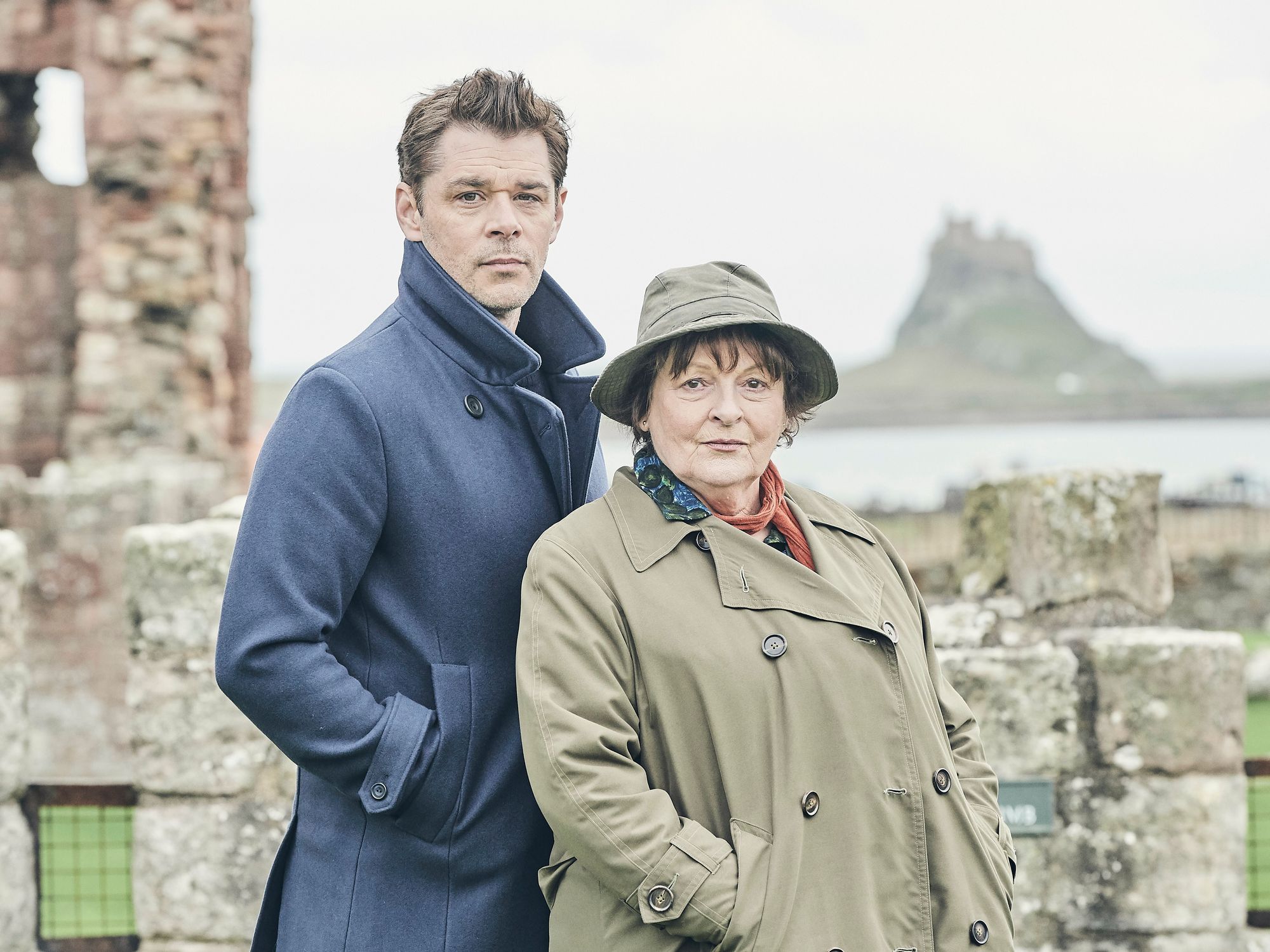 ITV Vera's Brenda Blethyn as DCI Stanhope alongside Kenny Doughty's Aiden Healy