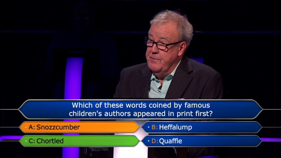 ITV Who Wants to Be a Millionaire: Jeremy Clarkson