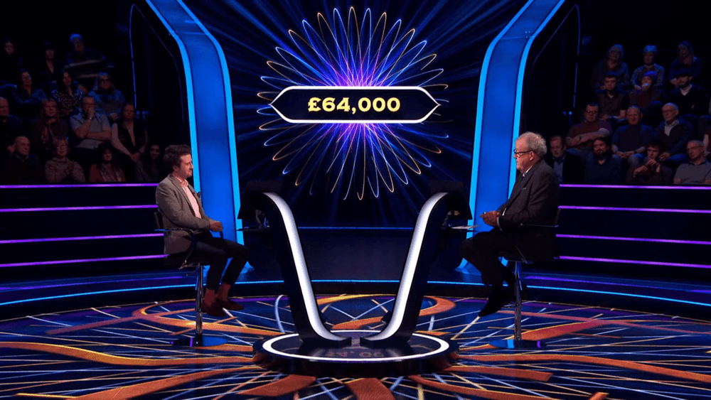 ITV Who Wants to Be a Millionaire: Matthew Trantor and Jeremy Clarkson