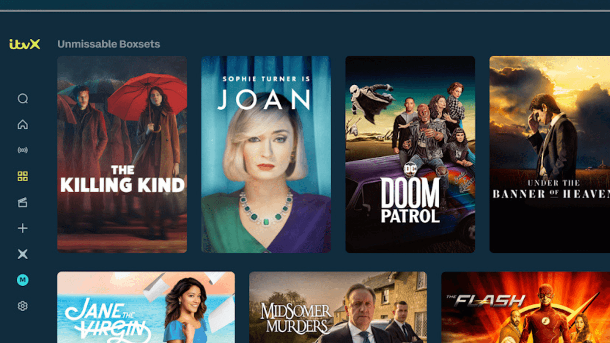 ITVX home screen display