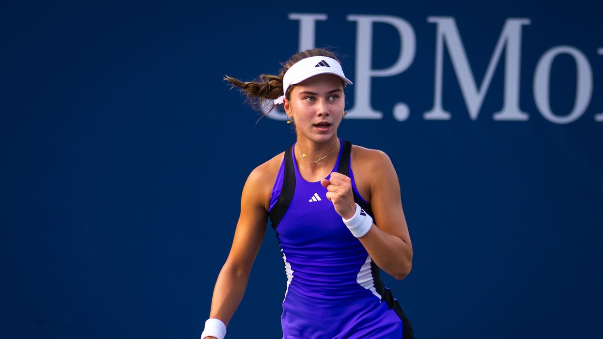 Iva Jovic is through to the second round of the US Open