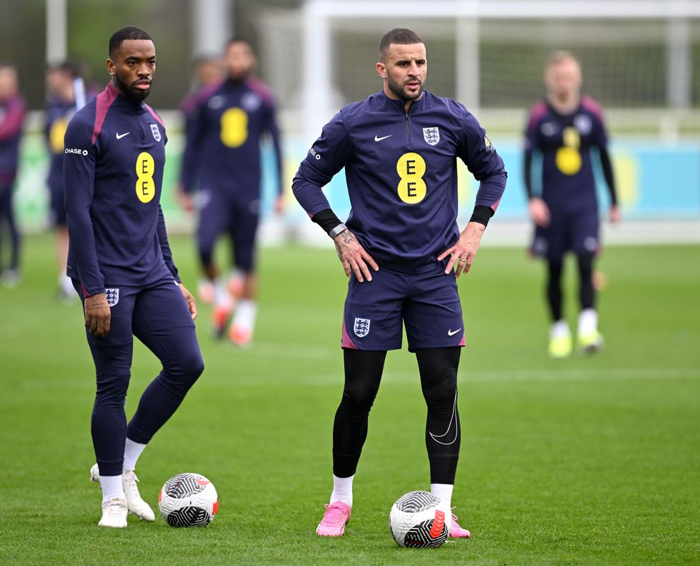 Ivan Toney and Kyle Walker