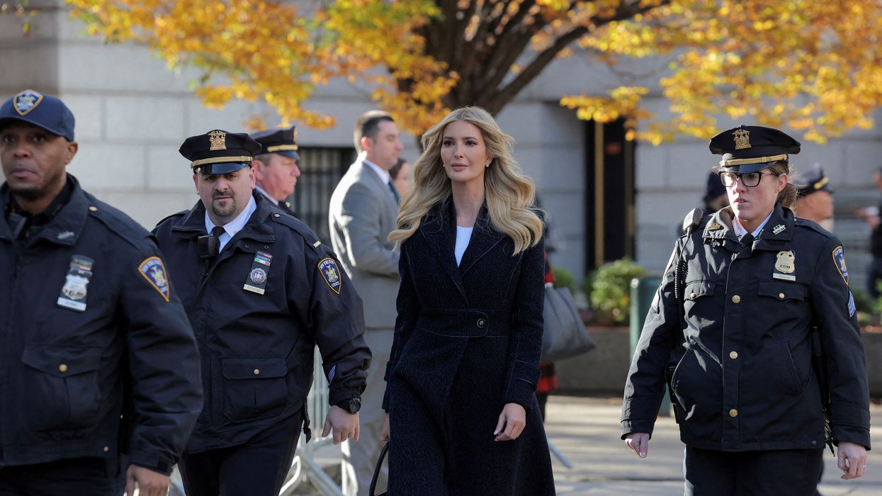 Ivanka Trump arrives at court
