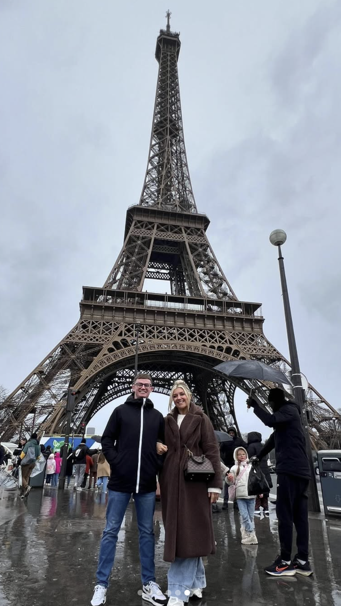 Izzie Warner and boyfriend Toby