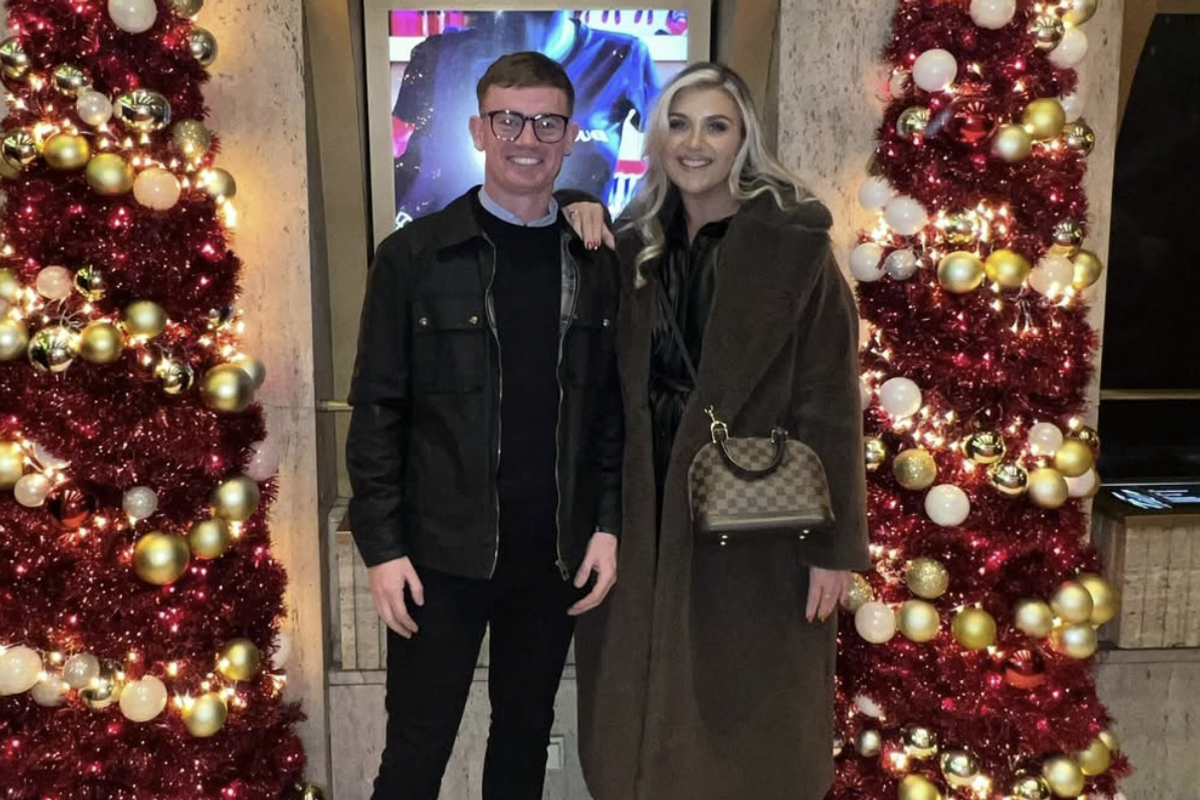 Izzie Warner and boyfriend Toby