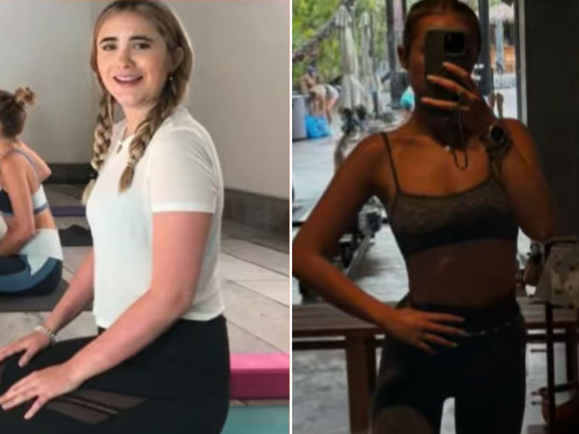 Izzy before and after