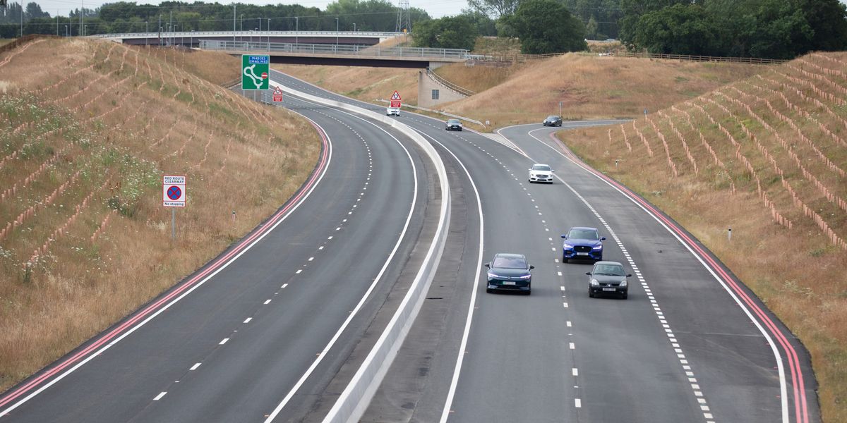 NextImg:Major road opens for first time in four years helping reduce traffic near busy UK airport