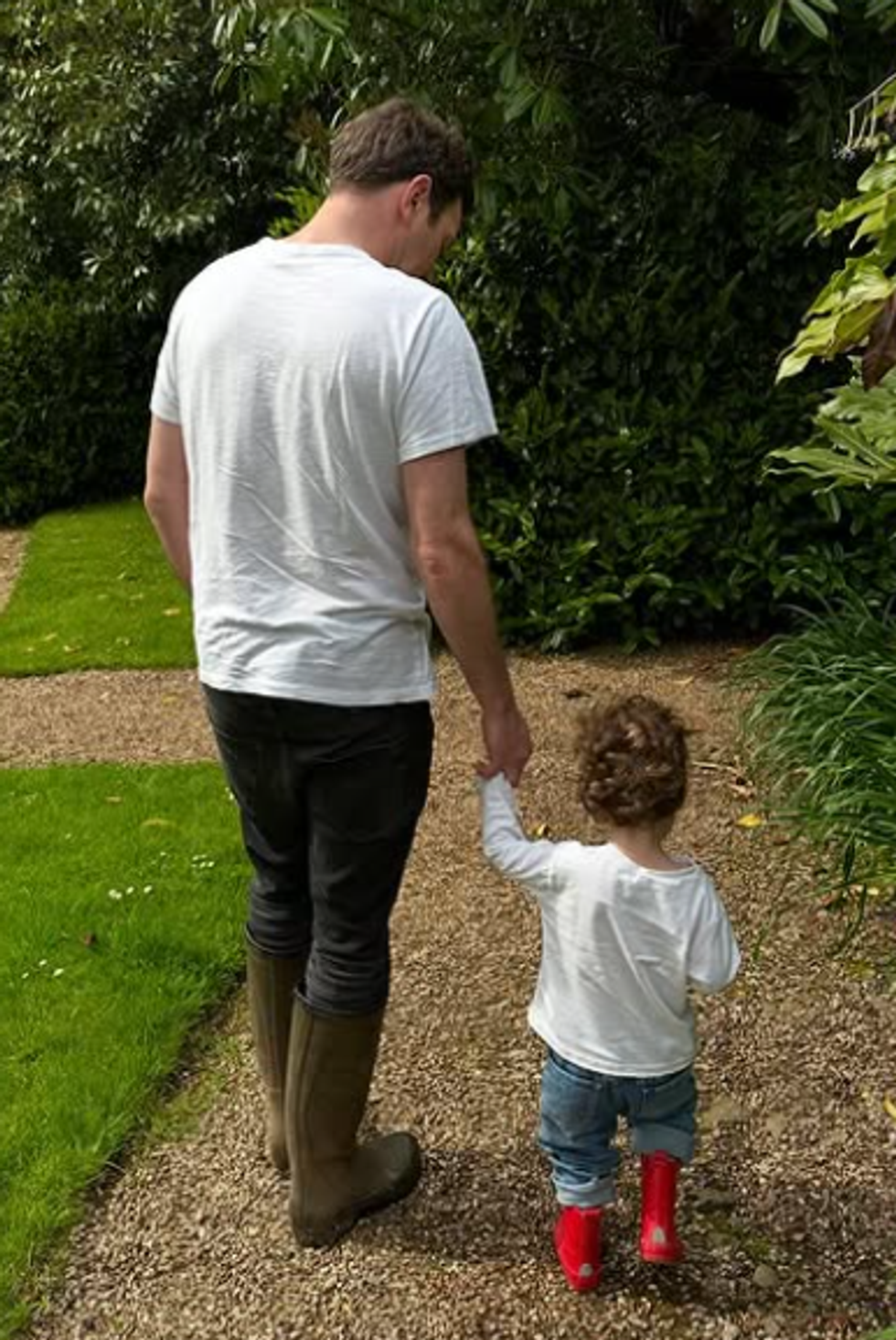 Jack Brooksbank and his oldest son August