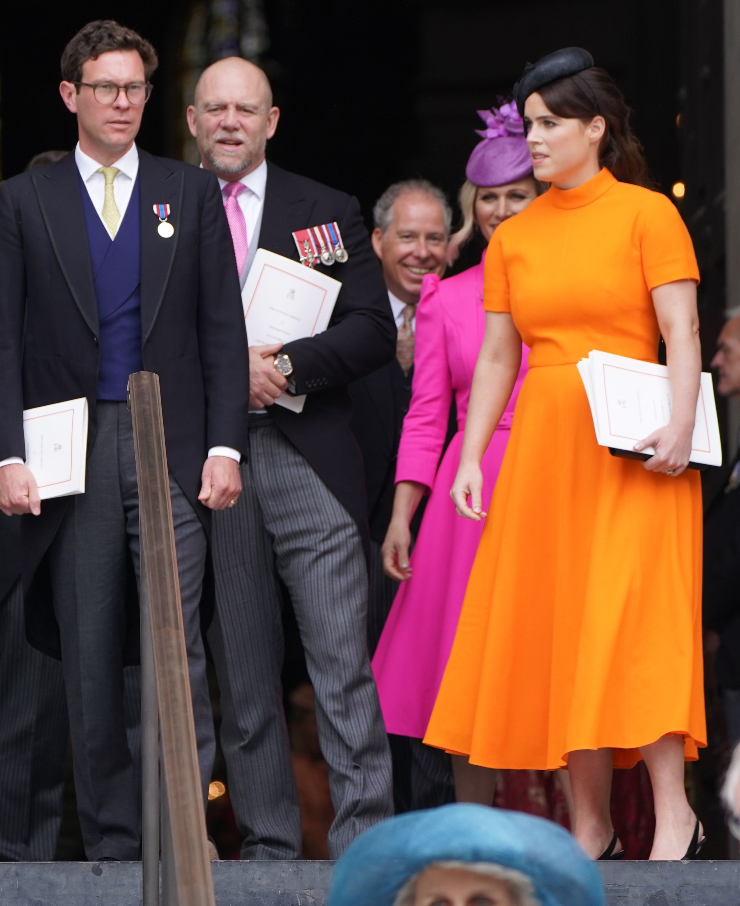 Jack Brooksbank, Mike Tindall, Zara Tindall, Princess Eugenie