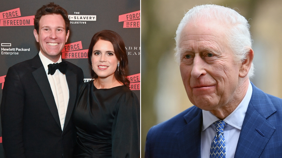 Jack Brooksbank, Princess Eugenie and King Charles