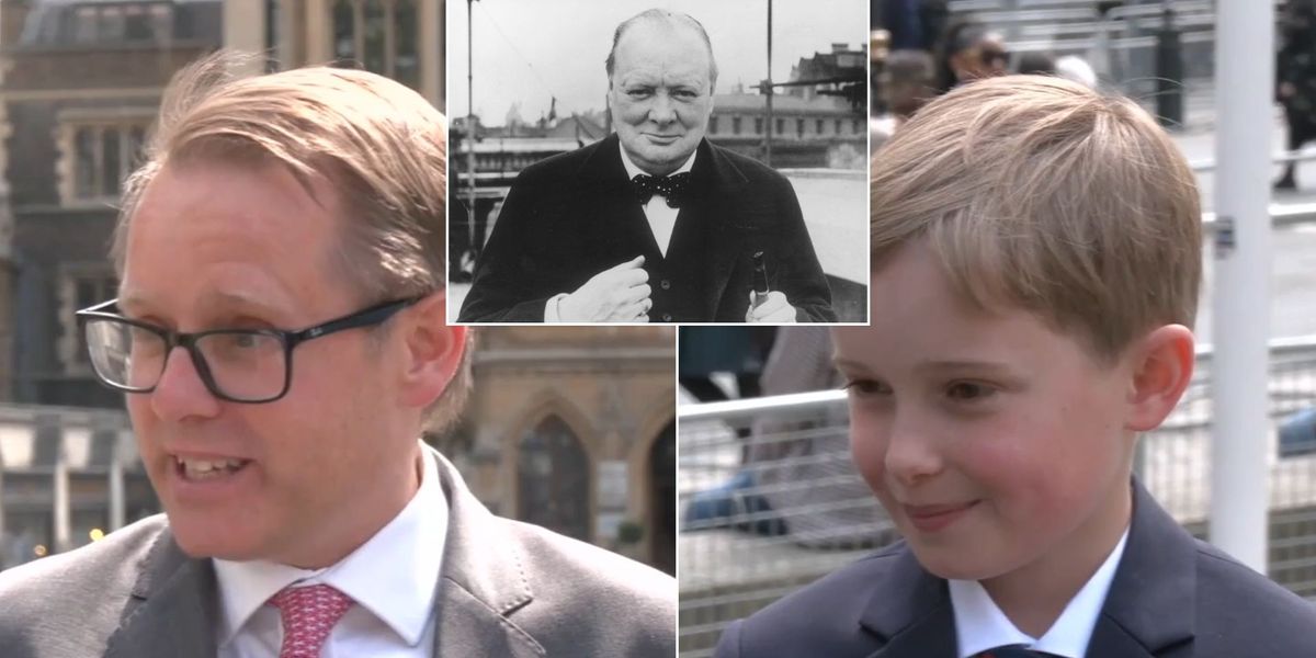 NextImg:Winston Churchill’s great-grandson warns that legacy ‘liberty and freedom are under attack once again’ after touching VE tribute