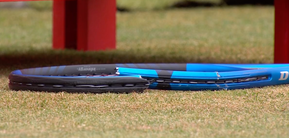 Jack Draper's racquet