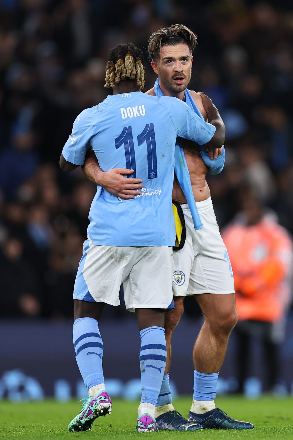 Jack Grealish Jeremy Doku Man City