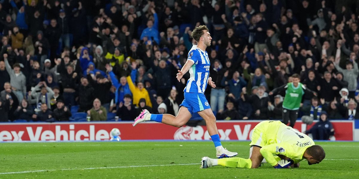 Brighton go into European places after 3-0 win over Chelsea who succumbed to fifth league loss in a row Brighton go into European places after 3-0 win over Chelsea who succumbed to fifth league loss in a row