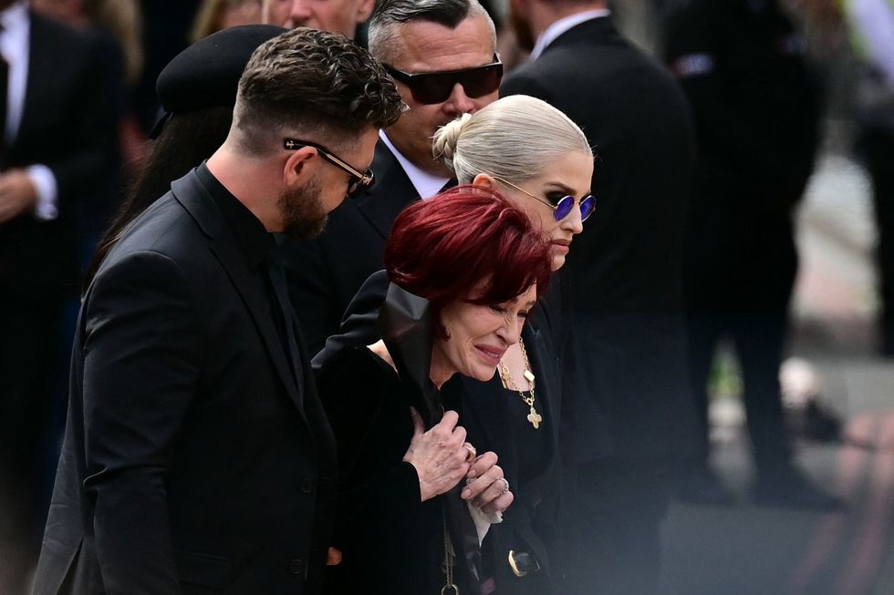 Jack, Sharon and Kelly Osbourne