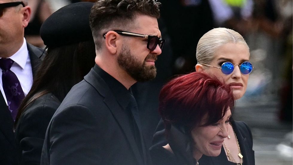 Jack, Sharon and Kelly Osbourne