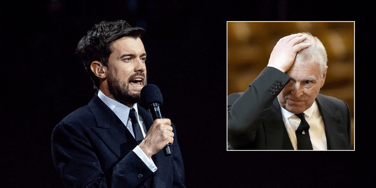 Jack Whitehall takes a dig at Andrew Mountbatten-Windsor during Brit awards Jack Whitehall takes a dig at Andrew Mountbatten-Windsor during Brit awards