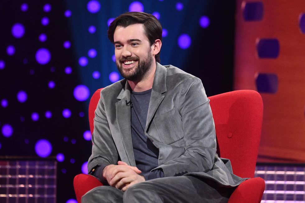 Jack Whitehall during the filming for the Graham Norton Show.