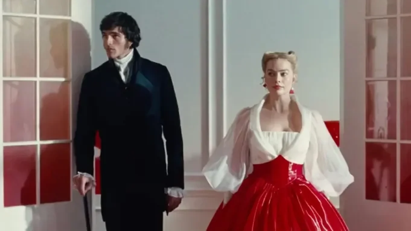 Jacob Elordi and Margot Robbie