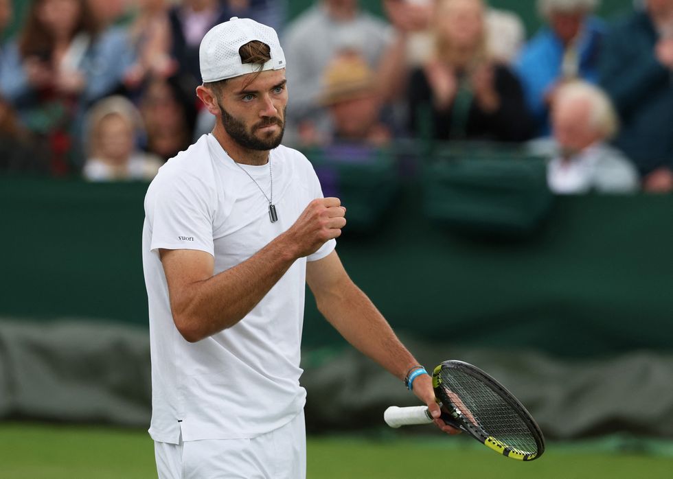 Jacob Fearnley was ranked 525th in the world at the end of May